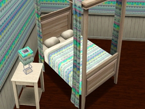Sims 3 — Light Blue/Pink Mexican Pattern by MANDEEx882 — A light blue and pink Mexican style pattern set for all your Sim