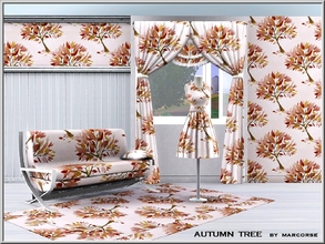 Sims 3 — Autumn Tree_marcorse by marcorse — Themes pattern: tree in Autumn leaf - shades of brown