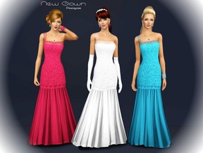 Sims 3 — New Gown by Paogae — A formal gown for a special occasion, an important evening, an elegant party ... or a