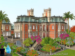 Sims 3 — Black Rock Point by qubedesign — A large, historical family home with a bright, white interior awaiting your