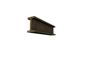 Sims 3 — Reinforced Steel Joist (ceiling support) by Cyclonesue — A free-standing reinforced steel support column that