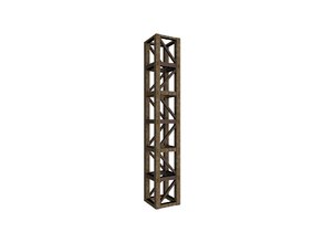 Sims 3 — Truss support column by Cyclonesue — A free-standing truss support that can be used as decor or a column floor