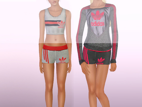 Sims 3 — SportSET01-9-TEEN by ShakeProductions — Adidas stylish bottom