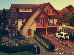 Sims 3 — Villa Santana_Furnished_ by ayyuff — A luxury and stylish home for large families. It has: a