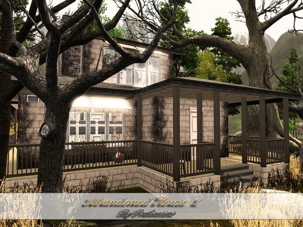 Sims 3 — Abandoned House 2 by Pralinesims — EP's required: World Adventures Ambitions Late Night Generations Pets