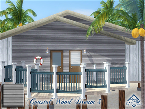 Sims 3 — Coastal Wood Dream 3 by Devirose — Wood ideal for coastal homes and furnishings nautical.Base game compatible,no