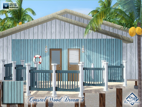 Sims 3 — Coastal Wood Dream 5 by Devirose — Wood ideal for coastal homes and furnishings nautical.Base game compatible,no