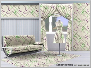 Sims 3 — Misdirection_marcorse by marcorse — Geometric pattern: chaos on the roads to nowhere
