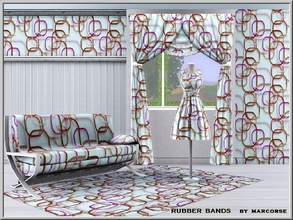Sims 3 — Rubber Bands_marcorse by marcorse — Geometric pattern: rubber [elastic] bands in purple and brown shades