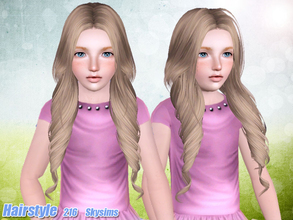 Sims 3 — Skysims Hair Child 216 by Skysims — Female hairstyle for toddlers.