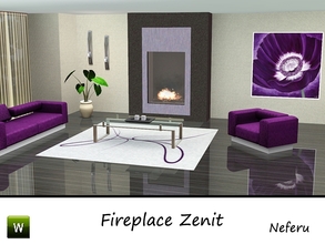 Sims 3 — Fireplace Zenit by Neferu2 — Modern and exclusive fireplace_by Neferu_TSR