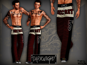 Sims 3 — Cotton-Blend 'Secret' Sweatpants by DarkNighTt — Distressed Denim Shorts for your ''Sportive'' sims. Not