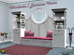 Sims 3 — Wardrobe / Entrance Viveta by BuffSumm — This set will bring your Sims a natural and romantic flair in their