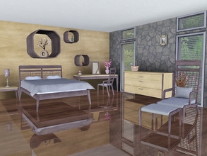 Sims 3 — Unice Bedroom by Flovv — Are you searching for unique bedroom furniture? Are you bored with the usual frames?