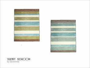 Sims 3 — Rug by Severinka_ — Table end from bedroom 'Serenity'. Furniture performed in summer sea colors. 3 variants not