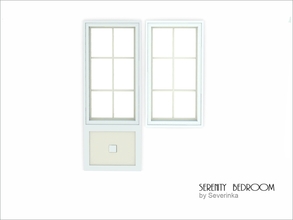 Sims 3 — Window square 1tile by Severinka_ — Window square 1tile from bedroom 'Serenity'. Furniture performed in summer