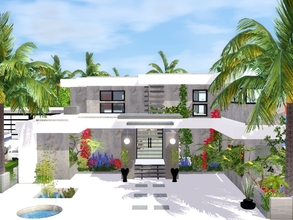 Sims 3 — Rockley by mrsimulator — Rockley is a stunning modern and contemporary style home, featuring 2 Bedrooms, 2