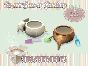Sims 3 — Beach Essentials - Child Bucket *Toy* by SIMcredible! — It's SIMcredible! Small box of goodies #1 - Your lovely