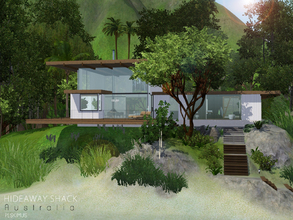Sims 3 — Hideaway Shack by peskimus — Hideaway Shack is located on Science Island, Isla Paradiso for when your Sim needs