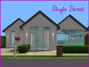Sims 2 — Single Street by lenabubbles82 — Single street is an ideal home for a newly single girl, all decorated, colour