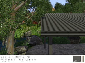 Sims 3 — Colorbond Roof - Woodland Grey by peskimus — The strongest of all tin roofs to survive any weather; rain, hail