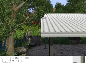 Sims 3 — Colorbond Roof - Surfmist by peskimus — The strongest of all tin roofs to survive any weather; rain, hail or