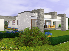 Sims 3 — The_Toybox by matomibotaki — Modern cube-style house with lots of luxury , a fancy design and unique details.