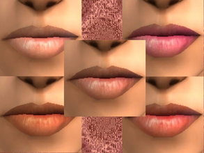 Sims 2 — Tinted Lip Balms 1.0 by zaligelover2 — Matching Maxis lightest skintone.