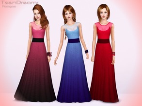 Sims 3 — TeenDreams by Paogae — A special gown for a special moment, every simmie-teen will want it! Teen females Formal
