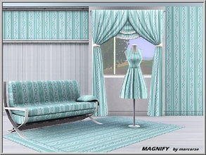 Sims 3 — Magnify_marcorse by marcorse — Geometric pattern: vertical design with stripes and magnifying glass motifs.