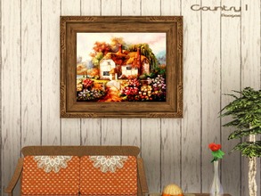 Sims 3 — Country 1 by Paogae — Painting in country theme for your houses in classic, rustic or magical style. You can use