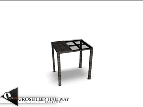 Sims 3 — Groseiller End Table by Onyxium — * Groseiller Hallway Collection * Onyxium@TSR | July 2014