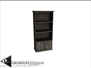 Sims 3 — Groseiller Shelf by Onyxium — * Groseiller Hallway Collection * Onyxium@TSR | July 2014