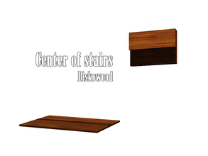 Sims 3 — Center Diskowood by Kiolometro — Stairs and decor for her. Perfect for modern houses. Items easily combined with