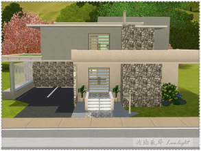 Sims 3 — Spring's Pure Brightness by Lunlight2 — Stunning contemporary home features two bedrooms, two and one half
