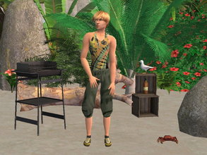 Sims 2 — Summer Boy Tie Dye Set - 5f099a2e Meesha-sbgrnylo by zaligelover2 — Summer wear for adult males. Mesh required.