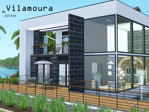 Sims 3 — Vilamoura by -Jotape- — Vilamoura is a modern beach house that features a living room, dining room, kitchen,