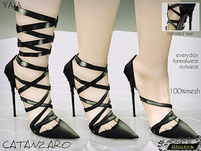 Sims 3 — Madlen Catanzaro Shoes by MJ95 — Another high quality Madlen shoes for your sim! This set contains 3 pair of