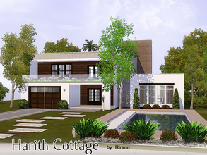 Sims 3 — Harith Cottage by Rirann — Harith cottage is a comfortable contemporary home for a small or middle sim-family.