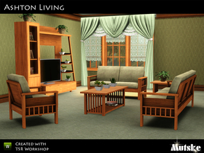 Sims 3 — Ashton Living by Mutske — This is my latest livingroomset. This furniture is usable in many ways and you can mix