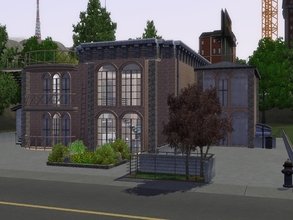 Sims 3 — Industrial Loft by Suzz86 — This Industrial Loft was build in Bridgeport on a 30x30 lot. This Loft contains