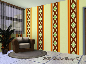 Sims 3 — MB-Model-RangeD by matomibotaki — Geometric pattern with 4 recolorable palettes, to find under - geometric -,