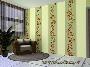 Sims 3 — MB-Model-RangeB by matomibotaki — Geometric pattern with 4 recolorable palettes, to find under - geometric -,