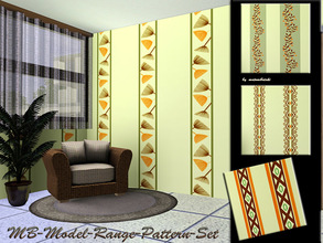 Sims 3 — MB-Model-Range-Range-Pattern-Set by matomibotaki — MB-Model-Range-Range-Pattern-Set, set with 4 geometric