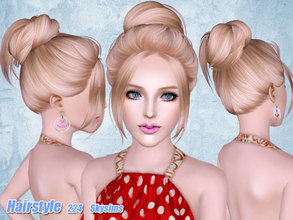 Sims 3 — Skysims-Hair-224 set by Skysims — Female hairstyle for toddlers, children, teen (young) adults and elders.