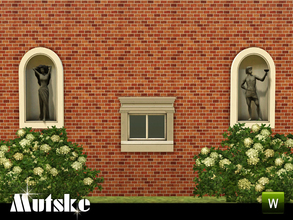 Sims 3 — Caesar's Pathway Dormert Window 1x1 by Mutske — Matching the Caesar's Pathway doors. 4 Recolorable parts. 3