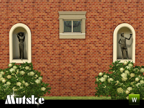 Sims 3 — Caesar's Pathway Privat Window 1x1 by Mutske — Matching the Caesar's Pathway doors. 4 Recolorable parts. 3