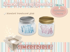 Sims 3 — Bathroom Charms - Cotton swabs by SIMcredible! — It's SIMcredible! Small box of goodies #2 - Your lovely source
