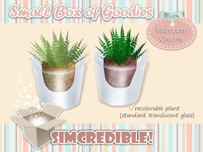 Sims 3 — Bathroom Charms - Plant by SIMcredible! — It's SIMcredible! Small box of goodies #2 - Your lovely source for