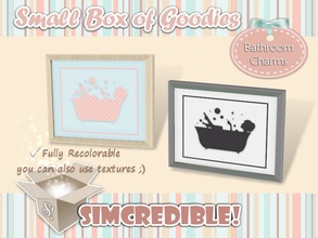Sims 3 — Bathroom Charms Painting by SIMcredible! — It's SIMcredible! Small box of goodies #2 - Your lovely source for